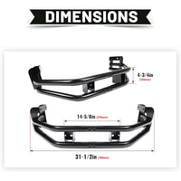 Load image into Gallery viewer, HECASA Rear Bumper &amp; Trailer Hitch Kit Compatible with John Deere ZTrak Zero-Turn Mowers Z235 Z255 Z335E Z335M Z345M Z345R Z355E Z355R Z365R Z375R
