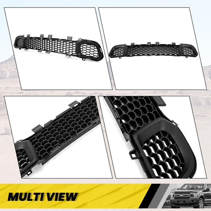 Front Lower Grill Compatible with 2014-2018 Jeep Cherokee 68203216AA CH1036126 Bumper Lower Hood Grille Black
