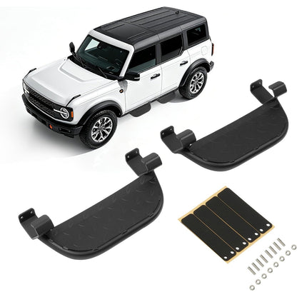 ALMULOO Step Compatible with Bronco 2/4 Door Model Running Boards Step