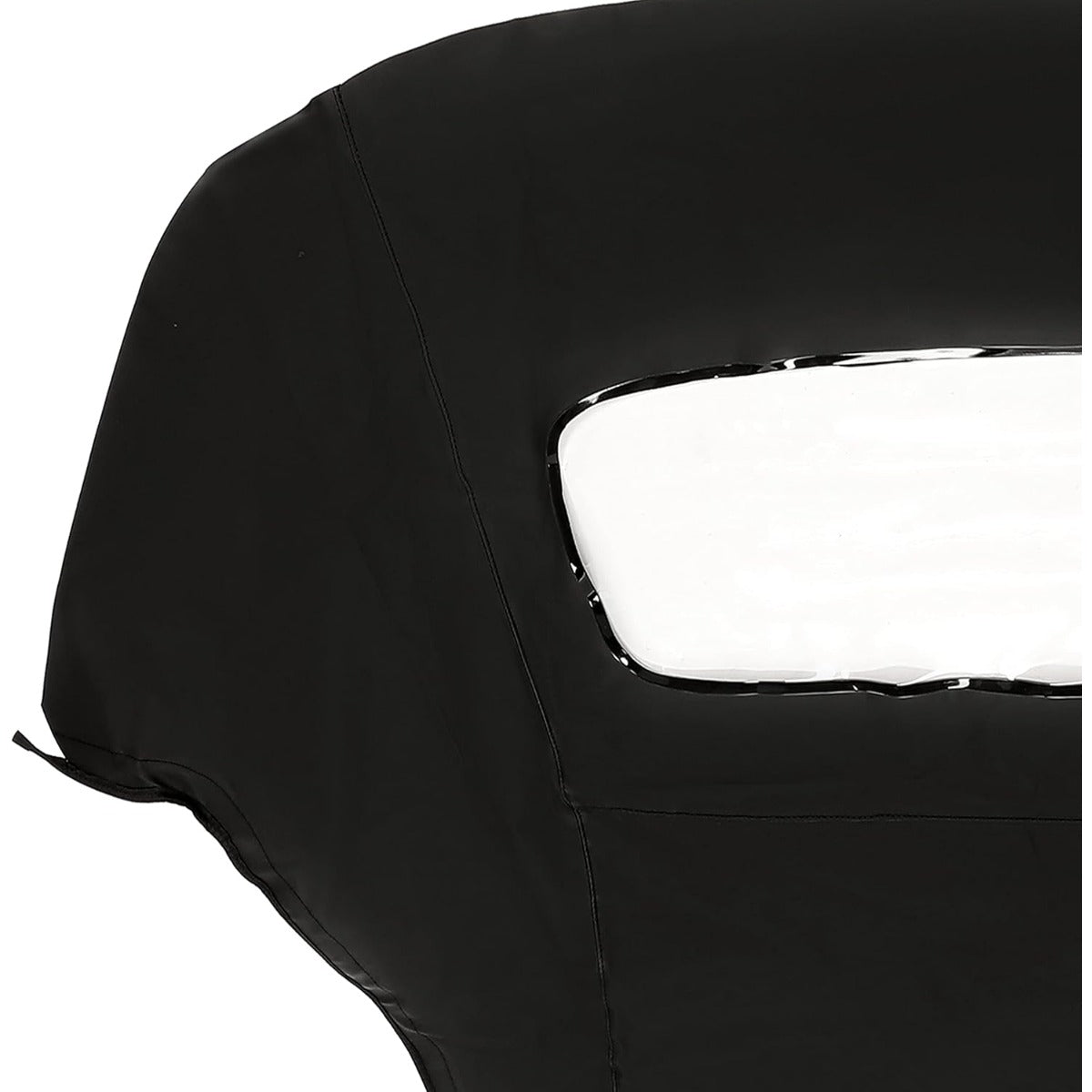 Convertible Soft Top Replacement  for 2005-2014 Ford Mustang, Soft Roof with Clear Plastic Window, Premium Grade Black Sailcloth Vinyl