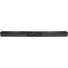 KUAFU Rear Roll Pan Compatible with 1987-1996 Ford F150 Styleside/Fleetside Bed W/LED License Light and Plate Box Bumper Rollpan Face Bar Steel Black