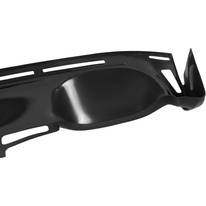 Black Dashboard Cover Compatible with 1989-1994 Nissan 240SX w/o Heads Up Display Cutout ABS Plastic Painted&Textured