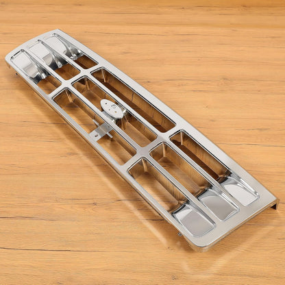 Front Grille Grill Compatible with 1992-1997 Ford Bronco F-150 F-250 HD F-350 Bumper Grille Replacement for FO1200173 F4TZ8200A Grill Assembly Chrome Silvery