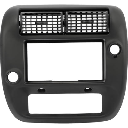 Center Dashboard Radio Panel Instrument Trim Panel Bezel Comaptible with 1997-2006 Ford Ranger 1997-2001 Ford Explorer 2WD w/o Fog Lts & w/o Rear Window Wiper Replacement for 5L5Z-1004302-JAA