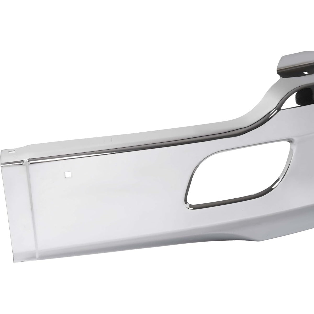 ALMULOO Front Bumper Corner Compatible with 2013-2021 Kenworth T680 with Bracket Replace for KEN08-0001CH-L KEN08-0001CH-R Steel Chrome- Left & Right Side