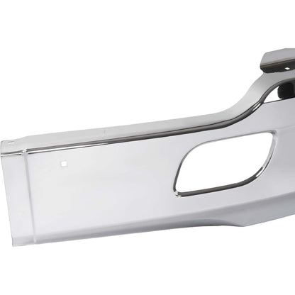 ALMULOO Front Bumper Corner Compatible with 2013-2021 Kenworth T680 with Bracket Replace for KEN08-0001CH-L KEN08-0001CH-R Steel Chrome- Left & Right Side