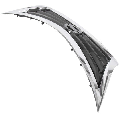 Front Bumper Grill Upper Grille Compatible with 2013 2014 2015 Nissan Altima Sedan Replacement for 623103TA0A NI1200250 Insert Plastic(ABS)