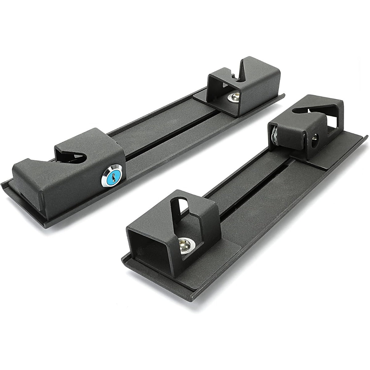 Universal Black Hard Saddle bags Detachable Quick Release Mounting Brackets for Harley Davidson Dyna