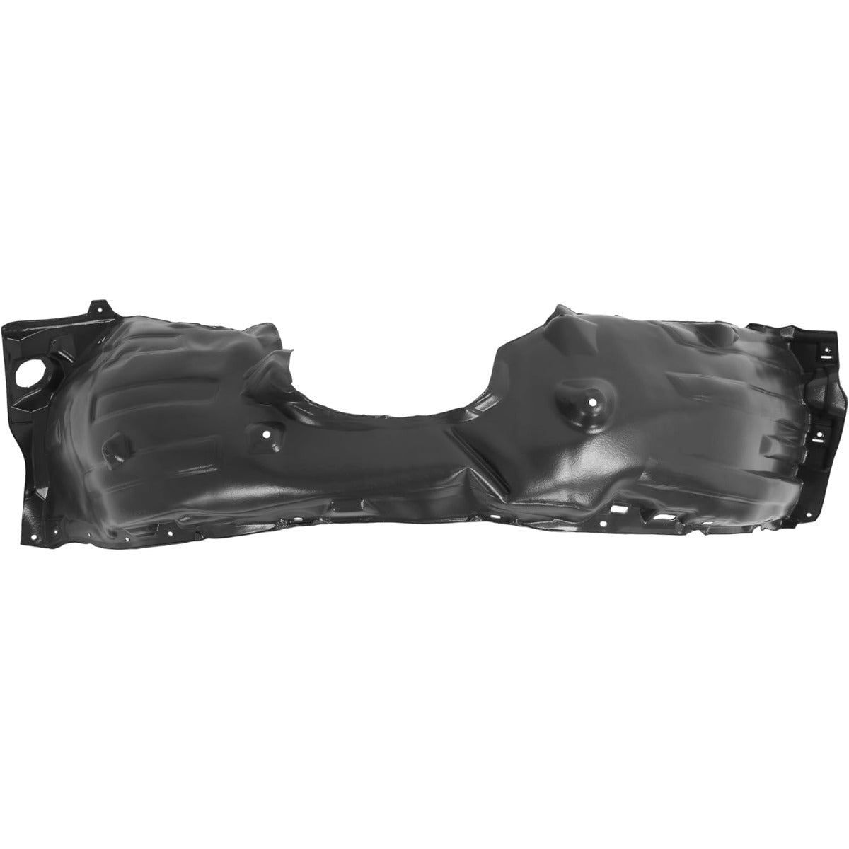 Front Right Inner Fender Liner Compatible with 2018-2021 Toyota Camry L/LE/XLE/Hybrid North America Model Replace for 5380506211 TO1249227 Passenger Side Plastic(PE) Unfinished Black