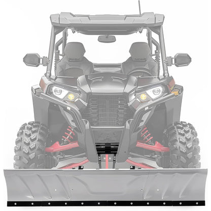 WUTIST 60" - 72" Universal UTV Switchblade Snow Plow Blade Angle Adjustable