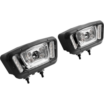 ALMULOO Snow Plow Light Clear Lens Compatible with All Snowdogg Plows