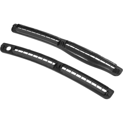 Dashboard Defrost Grille Compatible with 1991-1999 Mitsubishi 3000GT Coupe & Convertible Dodge Stealth GTO Replacement for MB766489 MB766491 Plastic(ABS) Textured Black
