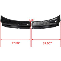 Load image into Gallery viewer, Windshield Wiper Cowl Vent Grille Cover Panels Kit Compatible With 1999-2007 F250 F350 Excursion(Driver&amp;Passenger Side)-Replace Part# 3C3Z-25022A68-AAA &amp; 4C3Z-25022A69-AAA
