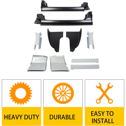 Rocker Panels & Rocker Backing Plates & Cab Corners & Cab Floor Supports & Floor Pans Compatible with 1973-1987 Chevy GMC Suburban Blazer Jimmy C10 C20 K10 K20 Pickup Cab Repair Kit 2 Packages