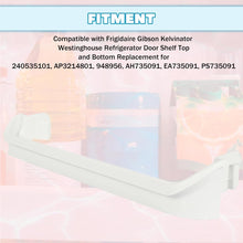 Kojem 240535101 AP3214801 Replacement Door Bar Rack Compatible with Frigidaire Gibson Kelvinator Westinghouse Refrigerator Door Shelf Top and Bottom Replace for PS735091 AH735091 EA735091