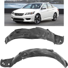 Front Fender Liner for 2013-2015 Honda Accord Sedan Replacement for  Inner Splash Shield Guard Panel Set Left Driver & Right Passenger
