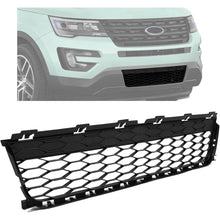 HECASA Front Bumper Lower Grille Grill Compatible with 2016-2017 Ford Explorer 2016-2019 Ford Police Interceptor Utility Replacement for FB5Z17K945AA Black PP