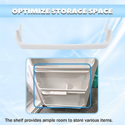 HECASA 240338001 AP2115859 240338005 Refrigerator Door Shelf Compatible with Frigidaire Kenmore Refrigerator 891049 AH429871 EA429871 PS429871 Replacement only ABS Plastic White Door Bin Shelf Rack