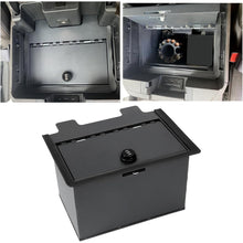 KUAFU Center Console Safe Gun Box Compatible with 2019-2023 Chevy Chevrolet Silverado GMC Sierra 1500 2500 3500 Replacement for 84081567 Console Organizer Locking Storage with 3-Digit Combo Password