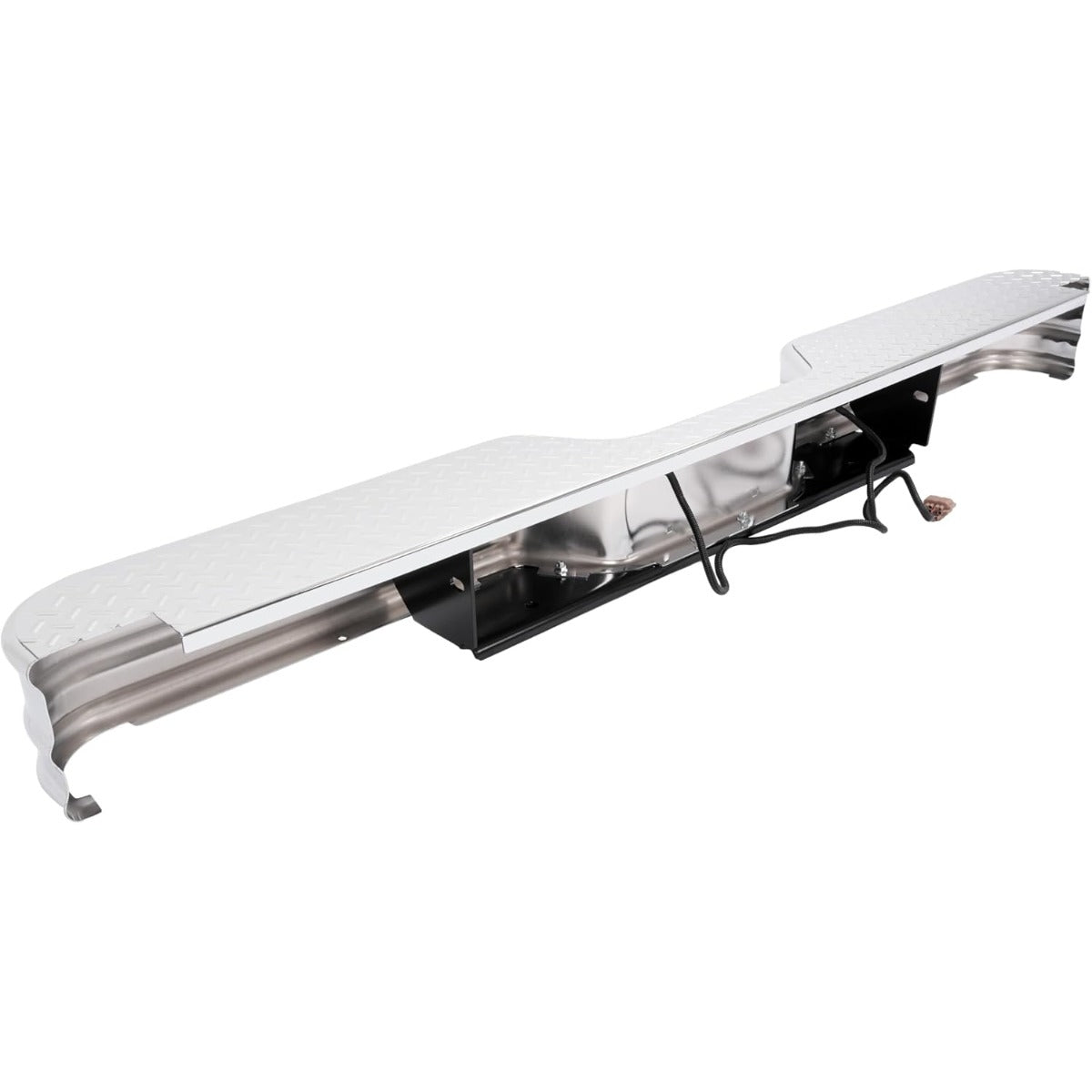 KUAFU Rear Bumper Compatible with 1967-1991 C/K Fleetside 1978-1985 Ram charger 1978-1998 Ford Bronco F250 F350HD Styleside (Compatible with 21000 Fey vehicle specific mounting kit)