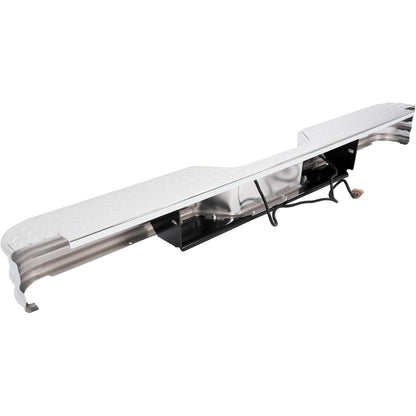 KUAFU Rear Bumper Compatible with 1967-1991 C/K Fleetside 1978-1985 Ram charger 1978-1998 Ford Bronco F250 F350HD Styleside (Compatible with 21000 Fey vehicle specific mounting kit)