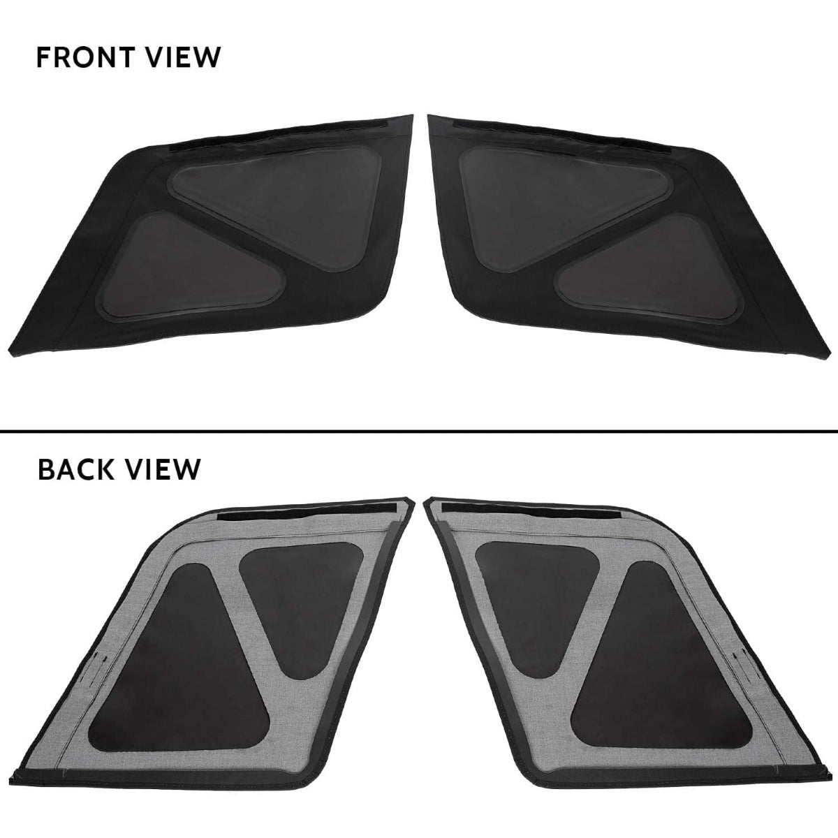 ECOTRIC Windows Soft Top Compatible with 95-98 Suzuki Sidekick Geo Tracker | Tinted; Compatible with 1995-1998 Suzuki Sidekick/Geo Tracker, Soft Top Upper Skins Trail Top Cover Black Waterproof