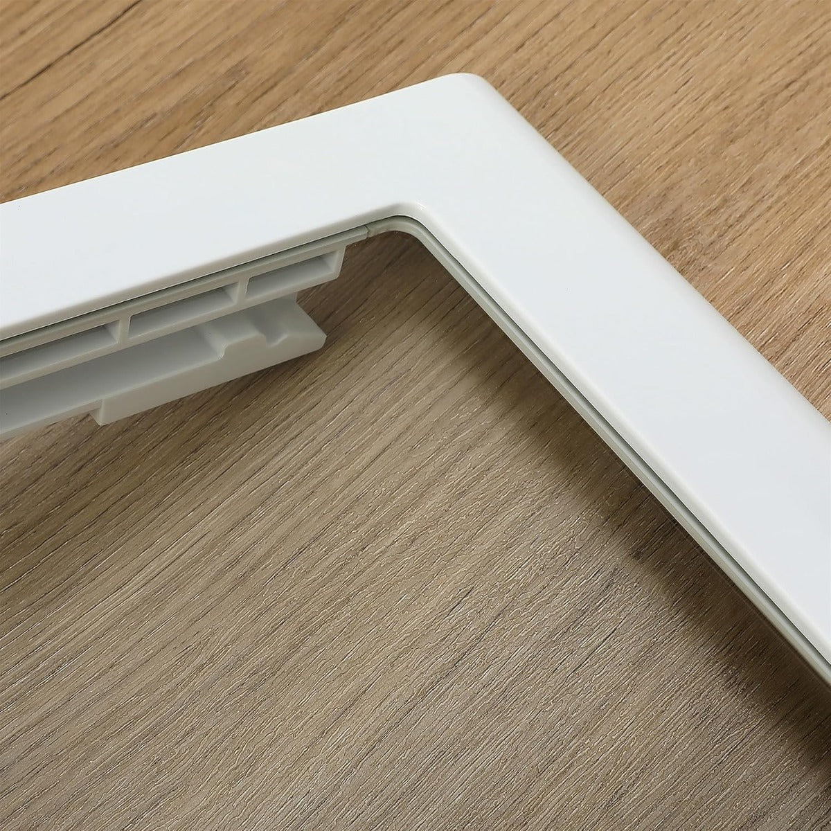HECASA W10276341 Refrigerator Glass Shelf Compatible with Whirlpool Kenmore Sears Refrigerator Clear White Plastic Glass WPW10276341 1566982 2309523 PS11751711 W10167066 AP6018409 Replacement only
