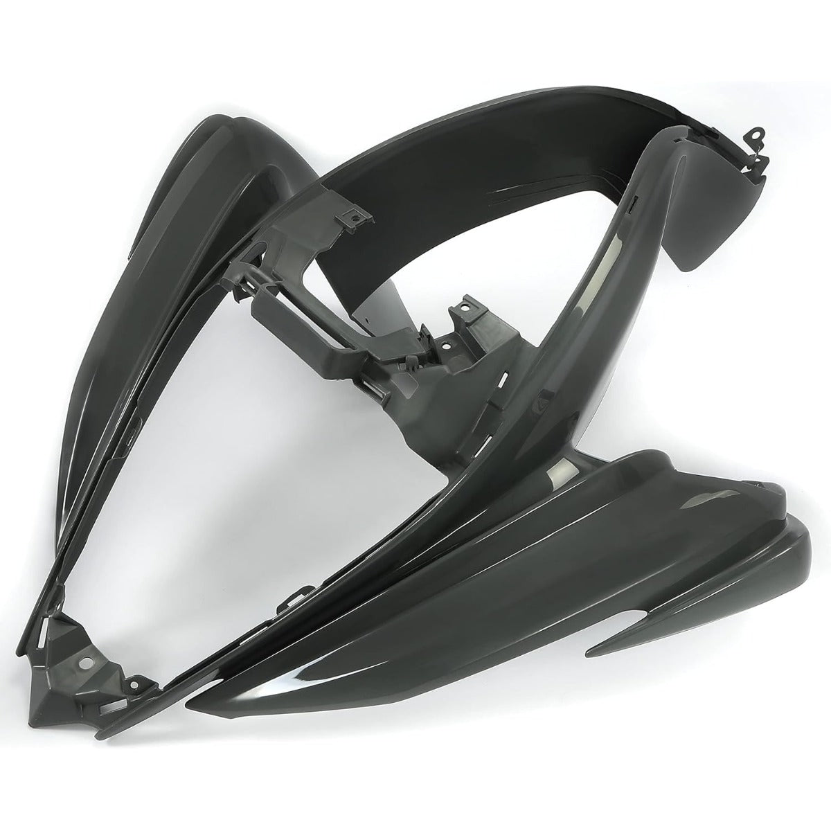 HECASA Front & Rear Fender Flares + Gas Cap + Tank Cover + Grille/Fender + Mesh Compatible With 2006-2023 YAMAHA Raptor 700 700R Plastic Kit Bodywork Gray & Black