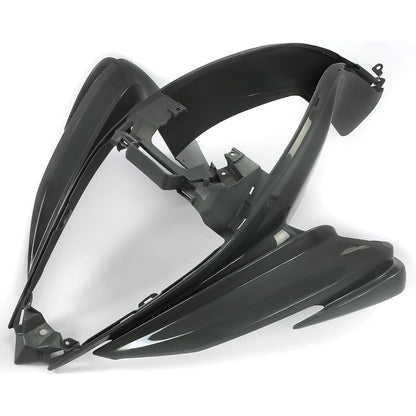 HECASA Front & Rear Fender Flares + Gas Cap + Tank Cover + Grille/Fender + Mesh Compatible With 2006-2023 YAMAHA Raptor 700 700R Plastic Kit Bodywork Gray & Black