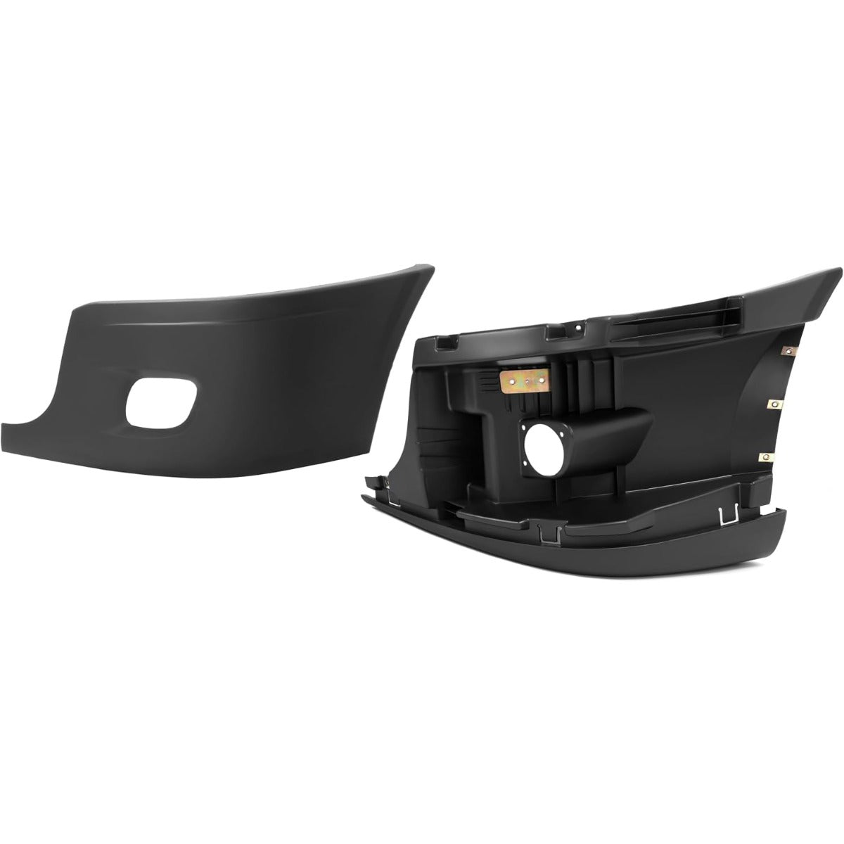 KUAFU LH Front Bumper End Cap+Reinforcement Compatible with 08-17 Cascadia
