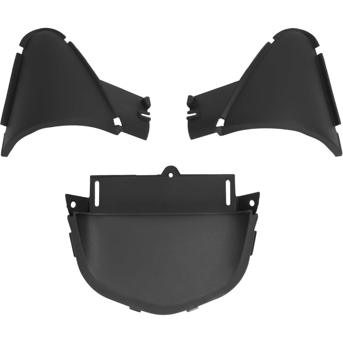 Headlight Housing Shroud Compatible with 1999-2004 Honda 400EX – Textured Black Plastic (PP) Front Fender Trim Headlamp Cover
