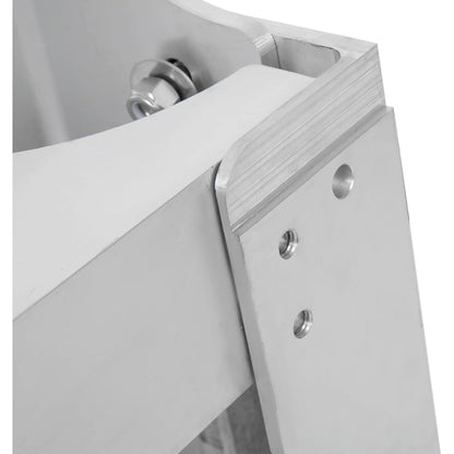 Jack Plate Adjustable 8 Inches Outboard Boat Jack Plate Aluminum Manual Power-Lift LYOM-057