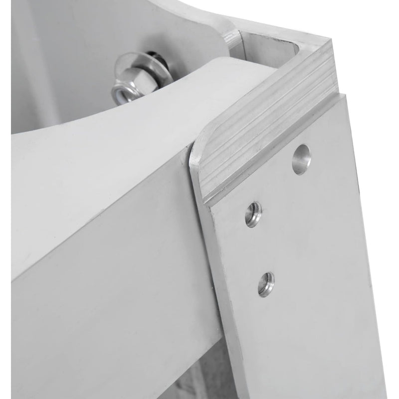 KUAFU Jack Plate Adjustable 8'' Outboard Boat Jack Plate Aluminum Manual Power-Lift LYOM-057