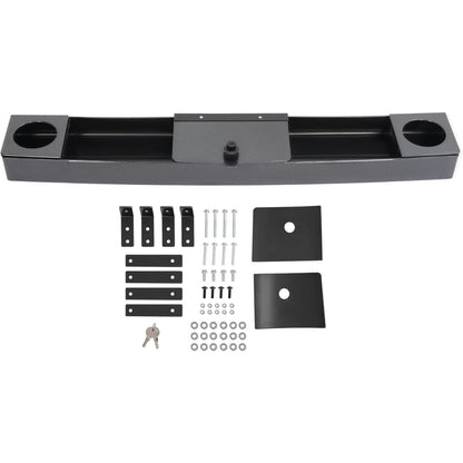 Golf Cart Universal Front Dash Storage Tray Compatible Golf Cart Parts Plastic Carbon Fiber Color, Easy Installation