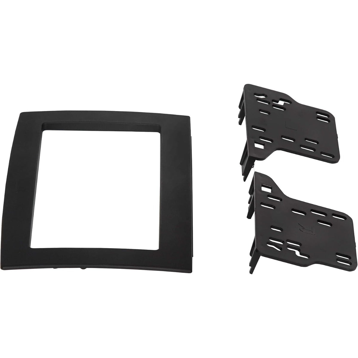 Double Din Dash Kit Compatible with 2006-2010 Dodge Ram 1500 2500 3500 Chassis Cab Crew Cab Pickup Radio Dash Installation Kit w/Wiring Harness Black