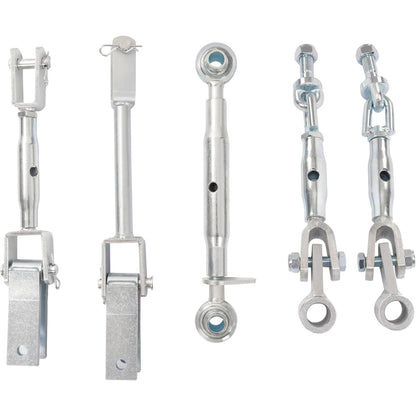 3 Point Hitch Kit Compatible with Kubota B-Series Tractors Category CAT 1 Heavy Duty Steel White Zinc Does Not Fit BX Series B20,B26,BX23s Tractors