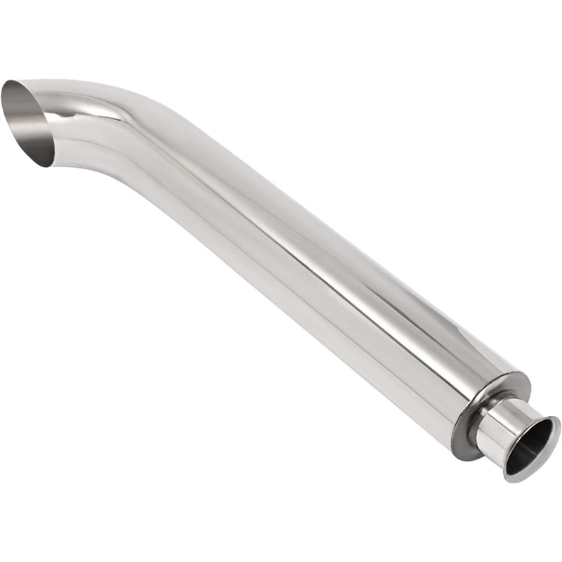 KUAFU 36" Stack Pipe Compatible with John Deere 3010 3020 4010 4020 Tractor Replacement Accessories w/Bend 304 Stainless Steel Silvery