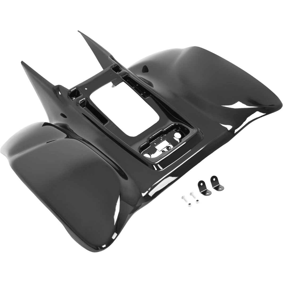 KUAFU Rear Fender Plastic Kit Compatible with 1999-2007 Honda TRX 400EX Mudguard Mud Guard Flaps Fender Flares ABS Plastic