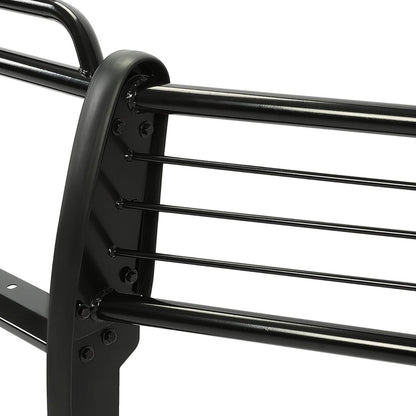 Brush Guard Compatible with 2007-2014 Chevy Chevrolet Suburban Tahoe Avalanche 1500 (New Body Style) Grille Grille Guard Front Bumper Protector Steel Powder Coated Black
