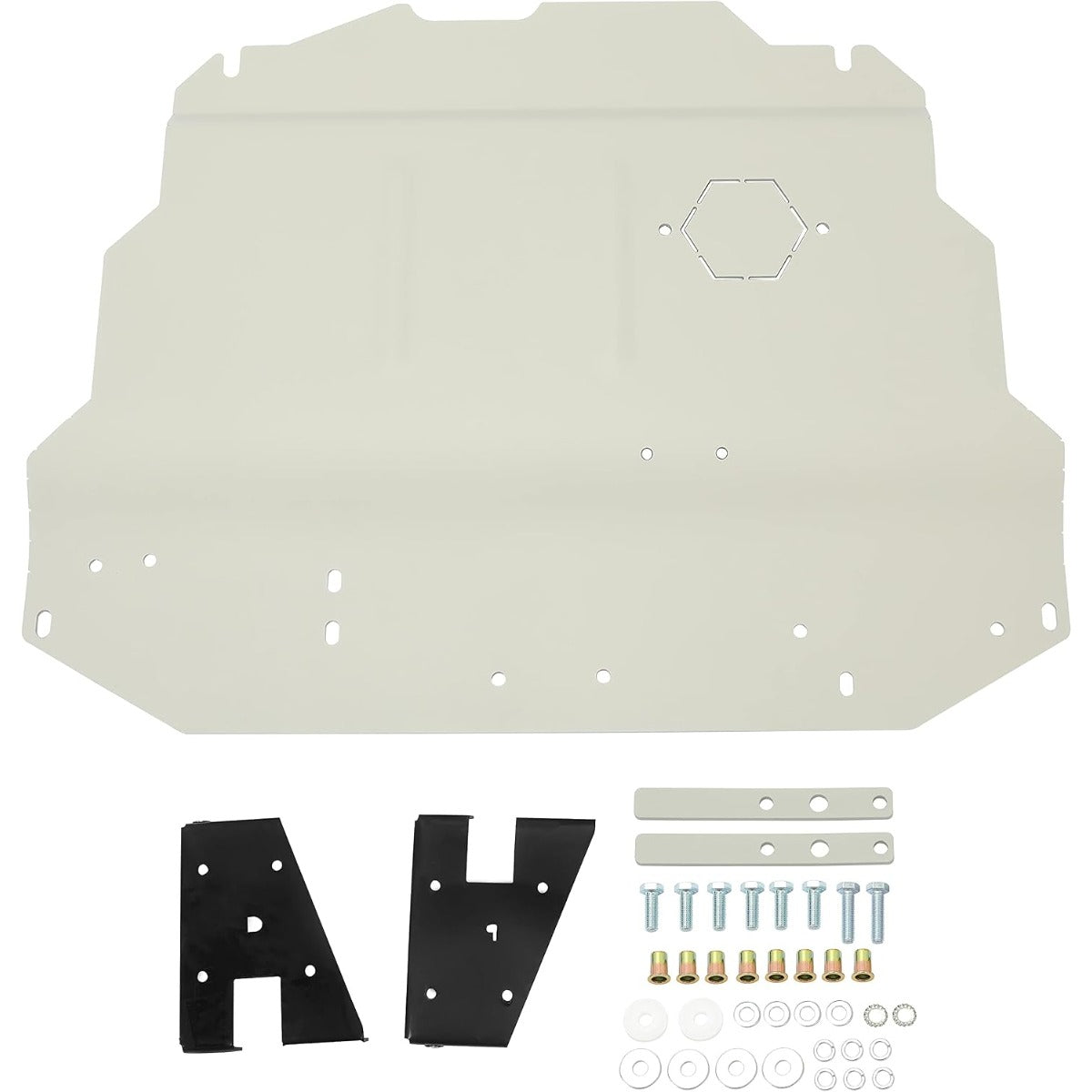 Aluminum Skid Plate Belly Pan Compatible with 1998-2010 Volkswagen VW Jetta Golf Beetle MK4