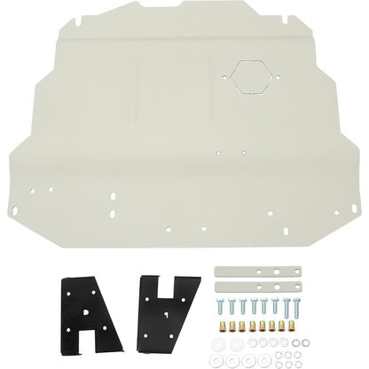 Aluminum Skid Plate Belly Pan Compatible with 1998-2010 Volkswagen VW Jetta Golf Beetle MK4
