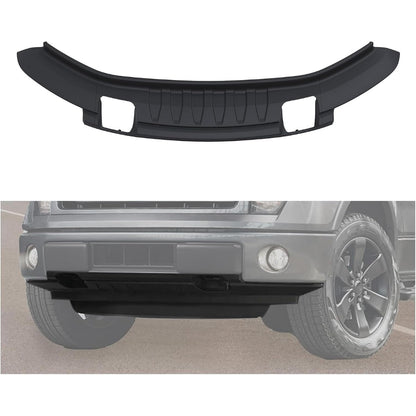 HECASA Front Bumper Lower Valance Compatible with 2009-2014 Ford F-150 4WD with Fog Light Holes Replacement for 9L3Z17626B FO1095228 3PCS Air Dam Deflector Valance Panel Textured Black