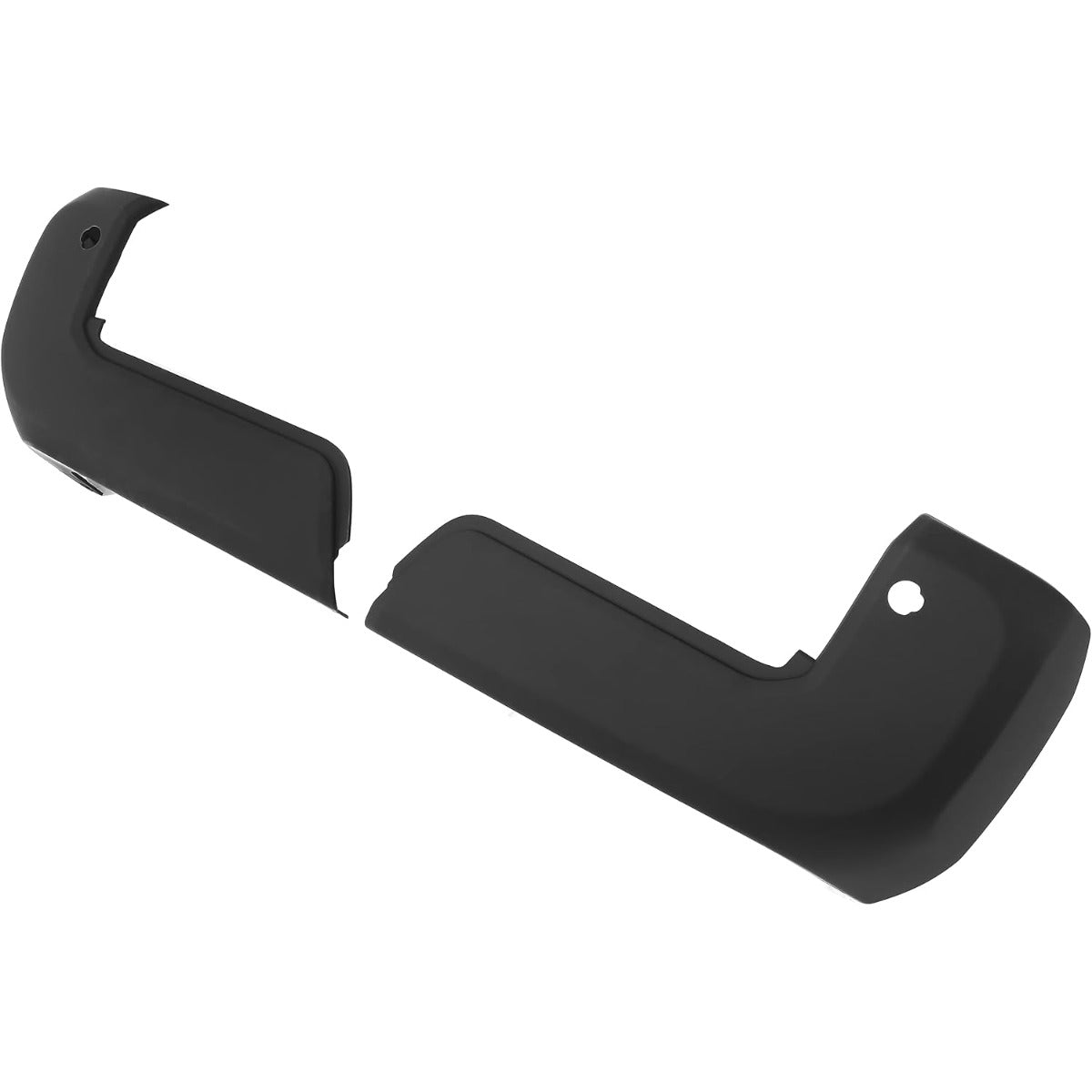 Kojem Rear Bumper End Caps Pair Compatible with 2016-2023 Toyota Tacoma Replacement for TO1104138 TO1105138 5215604900 5215504900 W/Parking Aid Sensor Hole Matte Black