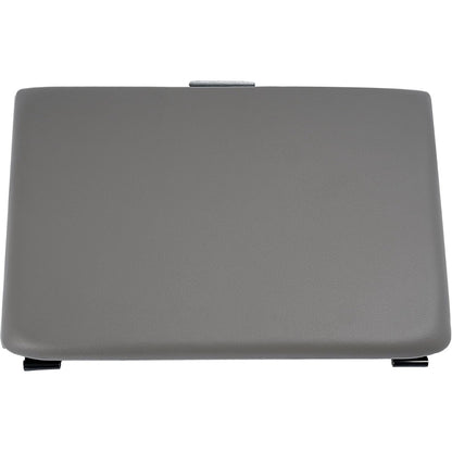 Center Console Lid Compatible with 1999-2010 Ford F-250 F-350 Super Duty Plastic & Aluminium Powder Coated Dark Gray