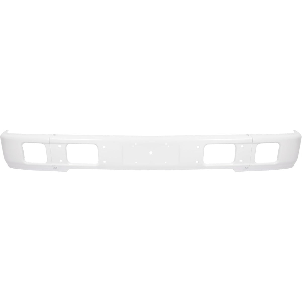 ALMULOO Front Bumper Compatible with 1992¨C2003 Isuzu NPR/NQR/NRR Trucks Heavy Duty Steel White