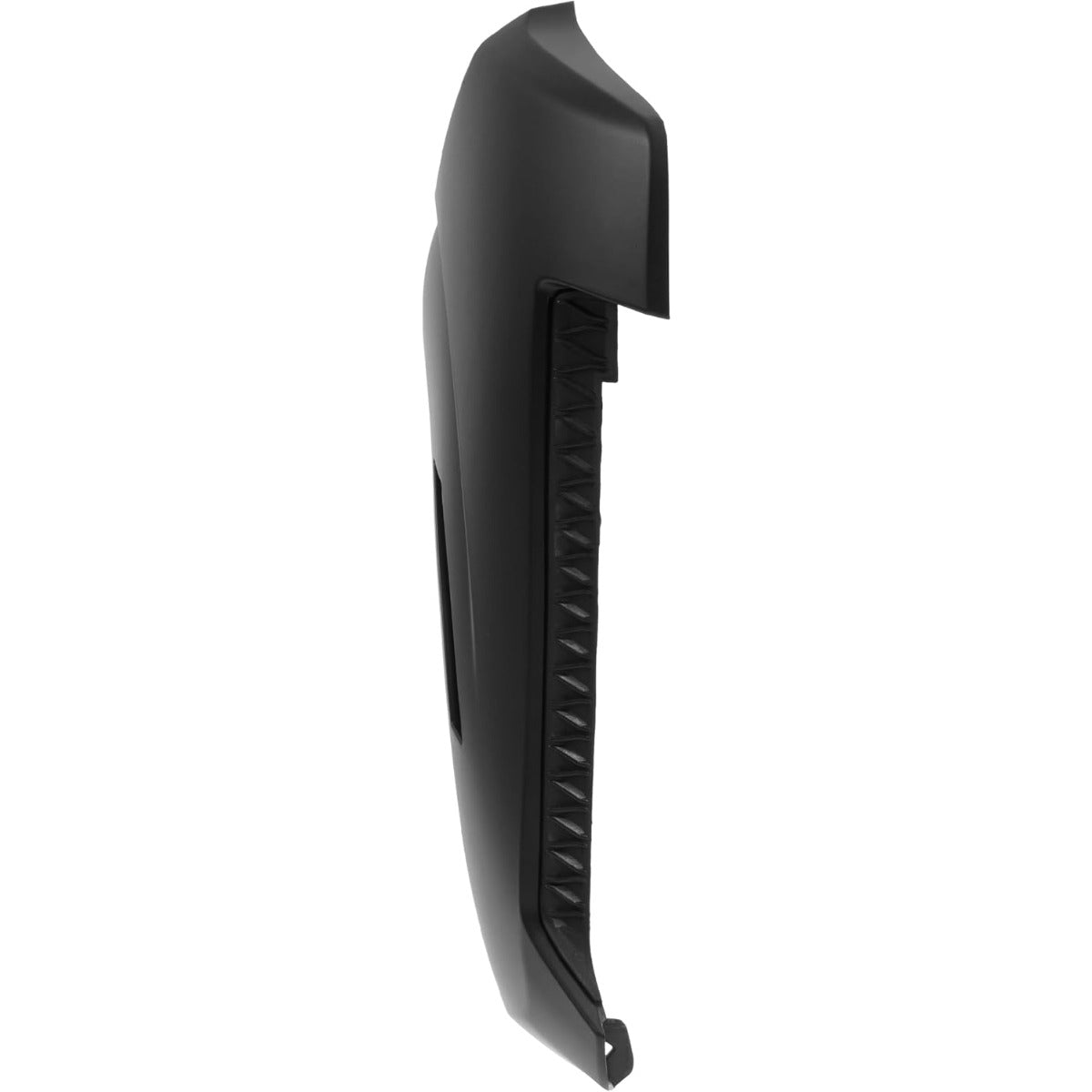 ALMULOO Front Bumper End Cap Compatible with 2022 Nissan Frontier, 2023-2024 Nissan Frontier (submodel: S, SV) Passenger Side, Replace 620189BU0C NI1017100, Plastic(PP) Painted Matte Black
