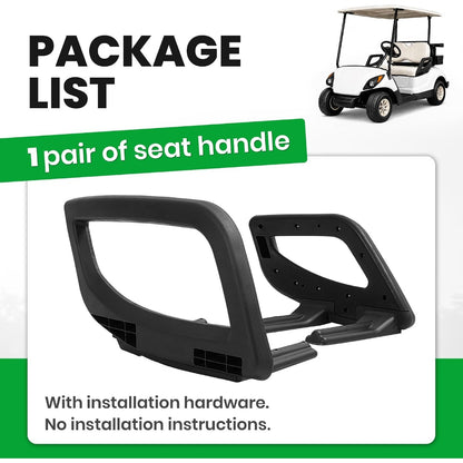 Golf Cart Seat Handle Compatible with Yamaha G29 Drive Arm Rest & Hip Restraint Set for Driver and Passenger Replacement for JW1-K8362-00/JW1-K8361-00