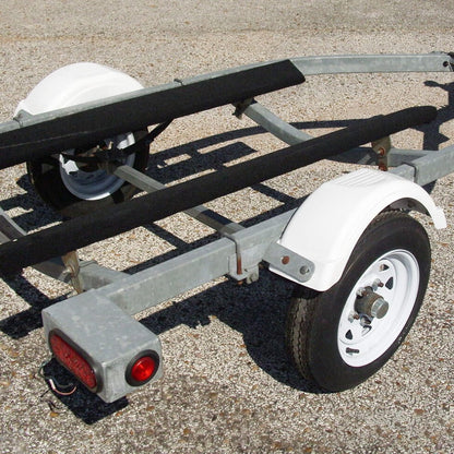 8 Inches-12 Inches Set of Two Single-Axle Trailer Fenders Wheels Tire Top Step Skirt Boat LYAP-272