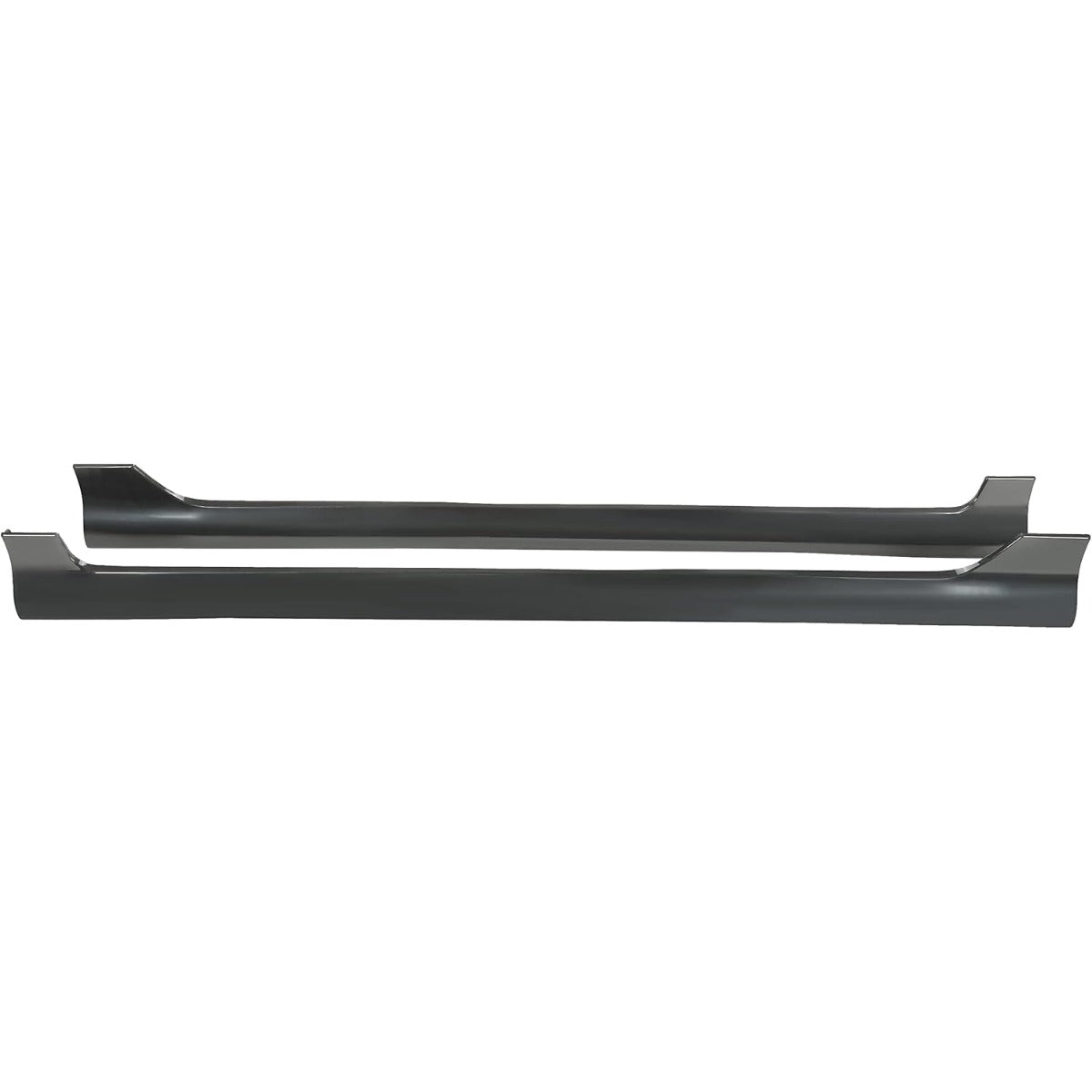 Side Skirt Extensions Replacement Compatible with 2003-2008 Toyota Corolla Rocker Panels Guard Body Kit Black Plastic (Pair)