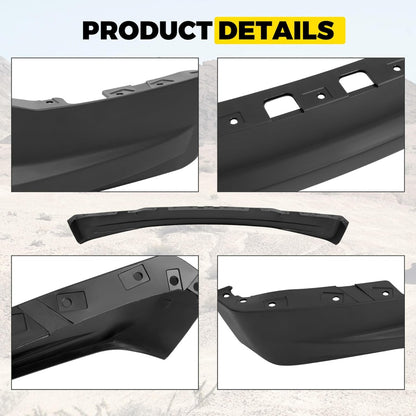 KUAFU Front Lower Bumper Valance Compatible with 2017-2019 Ford F250 F350 F450 F550 Super Duty Pickup 4-Wheel Drive Replacement for FO1095271, HC3Z17626AE Bumper Lip Air Dam Deflector PP Plastic